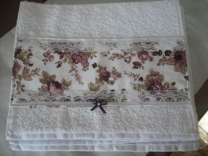 toalha lavabo patchwork